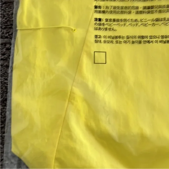 NWT Lululemon Sonic Yellow Side-Cinch Shopper Bag 18L - Lululemon Tote Bag - Picture 6 of 6